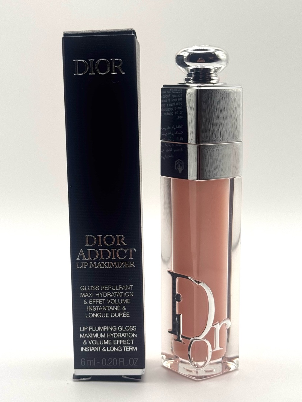 Dior Addict Lip Maximizer Plumping Gloss 001 Pink 6 mL New